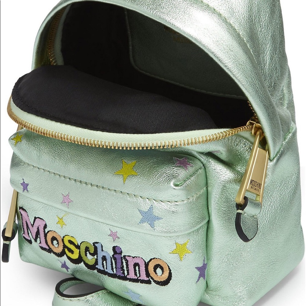 SOLD MOSCHINO MY LITTLE PONY LAMINATED BACKPACK - Picture 5 of 8
